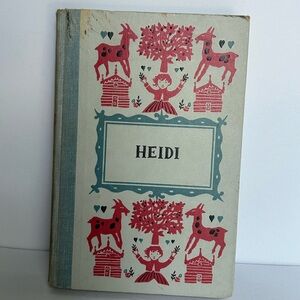 JUNIOR DELUXE EDITIONS Heidi, (1954) Hardcover book